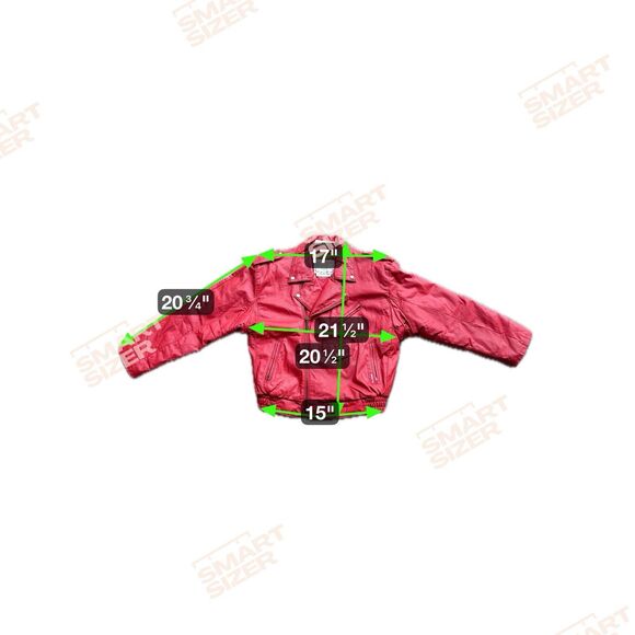 Rare Vintage London Fog Red Leather Moto Jacket Women’s 12 Made in Korea 80s - Picture 6 of 16